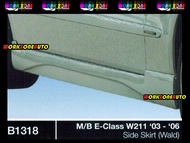 B1318 Mercedes Benz E Class W211 03-06 Fiber Side Skirt (Wald) Body kit Bodykit