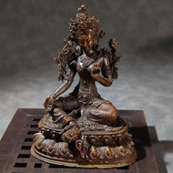 43% repurchase rate Retro green Tara Buddha statue alloy orn43% repurchase rate Retro green Tara Bud