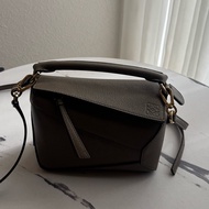 Loewe墨綠色mini puzzle❤️手提、斜背兩用