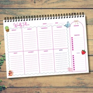 Aesthetic Minimalist Weekly Planner | Weekly Journal | To Do List | A4 Notebook