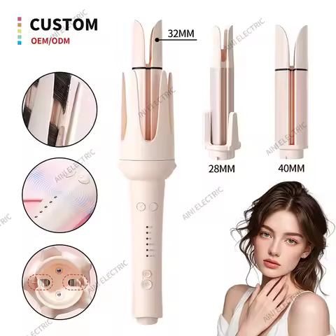 Hot Selling Professional Interchangeable Curling Iron Portable 3 in 1 Automatic Rotating Curling Iro