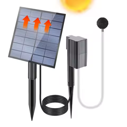 Solar Powered Pond Aerator Solar Pond Pump Aquarium Aerator Air Bubbler Aquarium Bubbler Pump Pond A