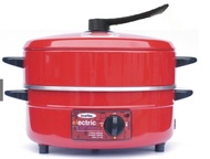 Imarflex กระทะไฟฟ้าพร้อมซึ้ง 1 ชั้น ขนาด 3 ลิตร รุ่น MP-16Q  คละสี/THAIMART/ไทยมาร์ท