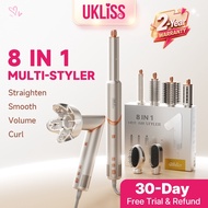 UKLISS Hair Dryer Brush 8 In 1 Multifunctional  Automatic Styler Hair Curler Straightener 630 Millio