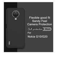 [SG]Nokia G10 / G20 / X30 / XR 20 / X20 / X10 - Imak UC-3 Frosting Case Full Coverage Casing Cover Soft Black TPU Shock