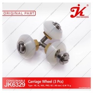 MESIN Jinka Carriage Head Rail Wheel | Jinka Cutting Machine Spare Parts