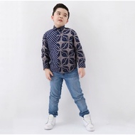 KATUN KEMEJA Children's Batik Shirt Made of premium grade A Cotton Hamzah StyleOriginal