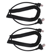 Afadorable 2Pcs RJ-45 8 Pin Microphone Mic Cable Fit for KMC-35 KMC-36 KMC-30 KMC-32 Microphone NX70