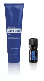 doTERRA Deep Blue Sore Muscle Rub & Soothing Essential Oil Blend 2 Piece Set