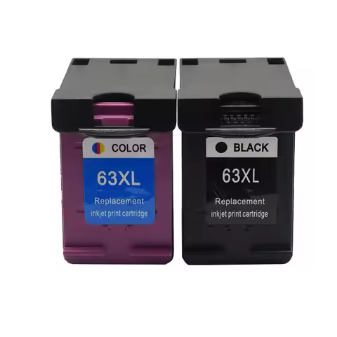 Compatible with HP 63XL Ink Cartridge for HP63 Ink Cartridge for HP Deskjet 1110 2130 2131 2132 3630