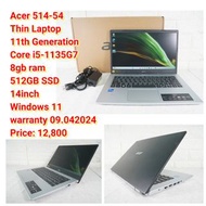 Acer 514-54Thin Laptop11th GenerationCore i5-1135G7