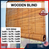 PROMOSI - Bidai Kayu Meranti / Wooden Blinds High Quality ( TAHAN PANAS DAN HUJAN )