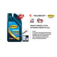 GRANTT MARINE 2-CYCLE OUTBOARD ENGINE OIL (1L) 100% ORIGINAL