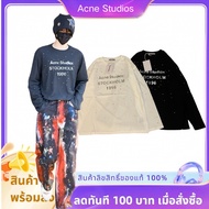 Acne Studios STOCKHOLM 1996 FW25 longsleeve Old Design rhinestone Long Sleeve Shirt