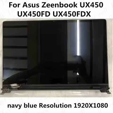 Original replacement for ASUS ZENBOOK PRO 14 UX450 UX450FD ASSEMBLY SCREEN UPPER PART OF LAPTOP 1920