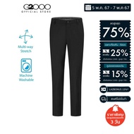 G2000 กางเกงสูทสำหรับผู้ชาย ทรง SLIM FIT รุ่น 3615304399 BLACK