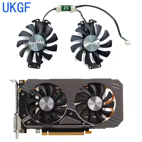 GA81S2U GAA8S2U 75mm 4Pin GTX 960 Cooler Fan For ZOTAC GTX960 4G PCI-EDC Graphics Video Card Cooling