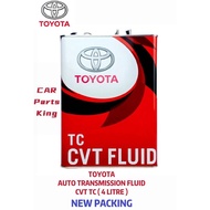 ( 100% ORIGINAL ) TOYOTA ATF CVT TC AUTO GEAR OIL 4 LITRE ESTIMA ACR50 ALPHARD VELLFIRE ANH20 ALTIS 