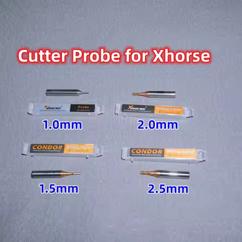 Xhorse CONDOR XC MINI Plus Dolphin XP-005 XP005L XP-007 Key Cutting Machine Milling Cutter Probe 1.0