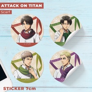 Attack On Titan Scarf Sticker