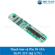 5S 21V 15A Battery Protection BMS Circuit (3.7V Battery System)
