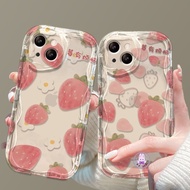 Strawberry case iphone 11 14 15 Pro XR XS MAX iphone 7 8 7 Plus 8 Plus 12 Pro 13 Pro Max 12 Pro 13 P
