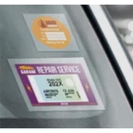 STICKER KERETA / CAR STICKER / STATIC CLING / STICKER CERMIN KERETA