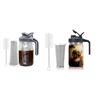 Cold Brew Coffee Maker 32Oz Cold Brew Pitcher with Stainless Steel Super Dense Filter for Iced Brew 