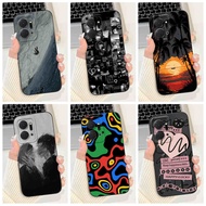 Honor X7a RKY-LX2 / Honor X7 CMA-LX2 New Fashion Sunset Pattern Phone Casing Soft Silicone Lens Prot