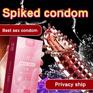 discreet ship 10pcs/box orgasm condoms with spike best trust durex premiere condom ultra thin