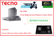 TECNO HOOD AND HOB BUNDLE PACKAGE FOR ( KD 3288 &amp; T 23TGSV ) / FREE EXPRESS DELIVERY