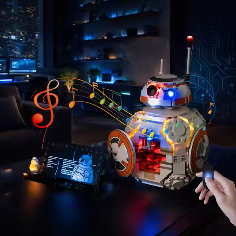 LED Light Set Suitable for LEGO BB-8™ Astromech Droid Wars #75452 Building Blocks