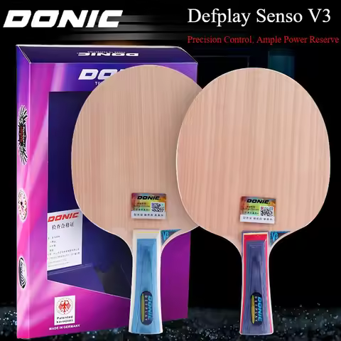 Donic Defplay Senso V3 Table Tennis Blade 5 Ply Pure Wood Precision Control Ping Pong Paddle Ping Po