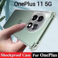 OnePlus 12/OnePlus 12R/OnePlus Ace 3/OnePlus 11r Shockproof Clear Case Camera Cover 11 5G/OnePlus Ac