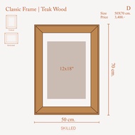 SKILLED กรอบรูปไม้จริง ไม้สัก | Classic Frame