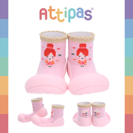 NEW 2025! รองเท้าหัดเดิน Attipas - รุ่น Fairy- [สี :Pink] [รุ่น Standard]