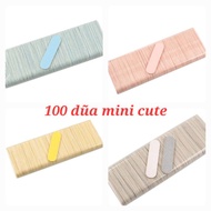 Mini nail files, set of 100 nail files, nailbox files