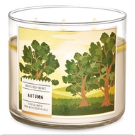 🔥🔥FAST SHIP | AUTUMN 3 WICK CANDLE | BATH AND BODY WORKS