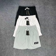 3X3 American Basketball Sports Pants Shorts Quarter Pants Quick-Drying Mesh Training Fitness Running