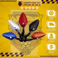 H2C Rearview Mirror with Glass Cover Meets Decree Standards 168 ATGT Free Full Accessories for All M