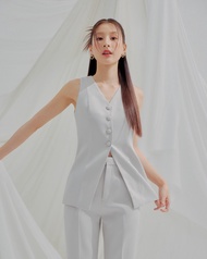 CONT - Blair Vest Top เสื้อกั๊ก ตัวยาว เข้าทรงสวย