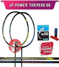 Raket Badminton - Bulutangkis JP Power Torpedo 88 Zig Zag Original 35 LBS