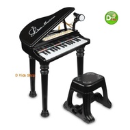 D Kids ของเล่น ของเล่นเด็ก เปียโนเด็ก Little Musician Piano คีย์บอร์ดพร้อมเก้าอี้และไมโครโฟน