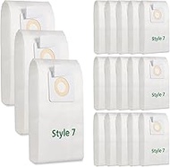 18 Pack Style 7 Vacuum Bags Compatible with Bissell Upright Vacuums: PowerForce 1739 3522 3525 71Y7,