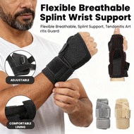 Splint Support Wrist Brace Guard Breather Tendonitis Thumb Flexible Arthritis