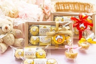 新春禮物贈品 天天好事好運金莎巧克力6入+金元寶香皂2入禮盒