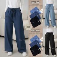PANTS Wanita SOFT JEANS MATERIAL EMBROIDERED ORIGINAL PIROOZ AND ALO ALOE PILLOW/ LP 60-100 FITS 65 
