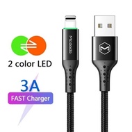 [ Aplus ]  MCDODO CA-7410 Auto Power Off USB Data Cable 3A Super Fast Quick Charging LED Indicator