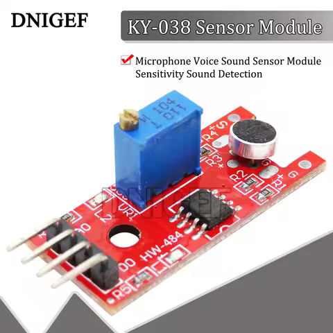 Microphone Voice Sound Sensor Module Analog Digital Output Sensors KY-038 For Arduino KY 038 High Se