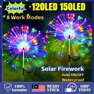 200LED lights Outdoor LED Solar Fireworks Lights Waterproof String Fairy Light 8 modes Garden Home C